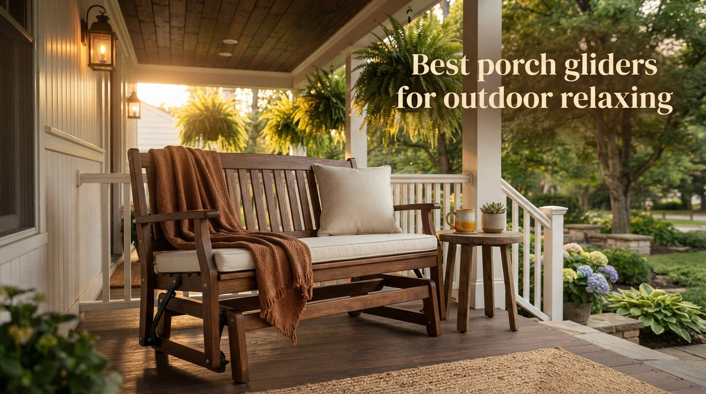 Best porch gliders for outdoor relaxing
