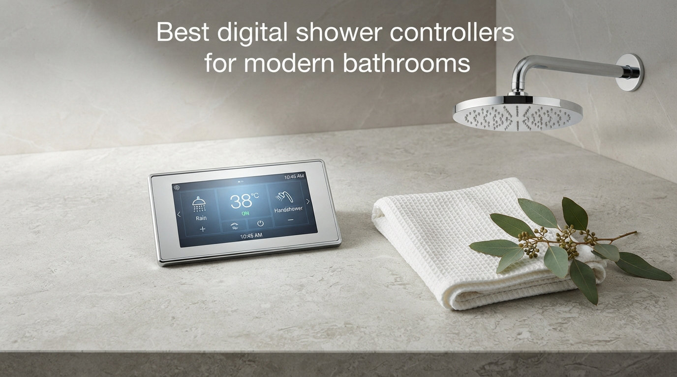 Best digital shower controllers for modern bathrooms