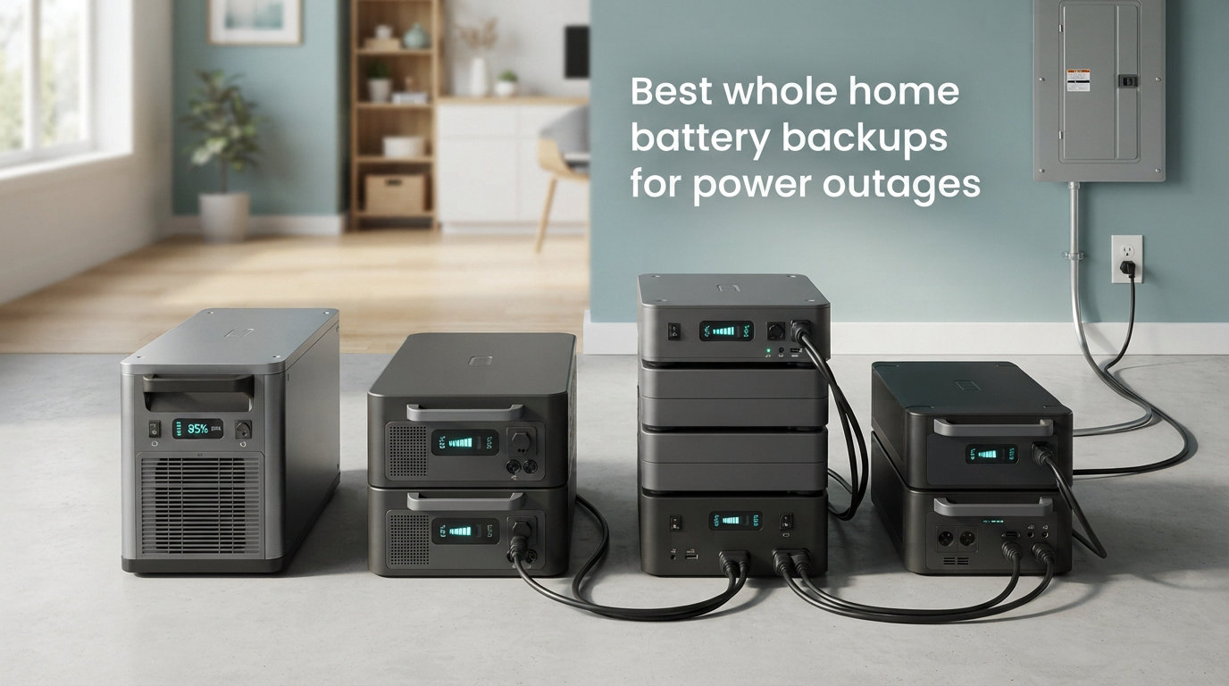Best whole home battery backups for power outages