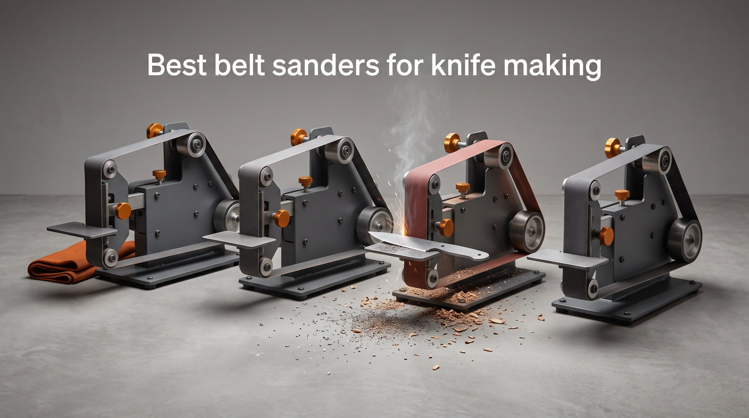 Best belt sanders for knife making