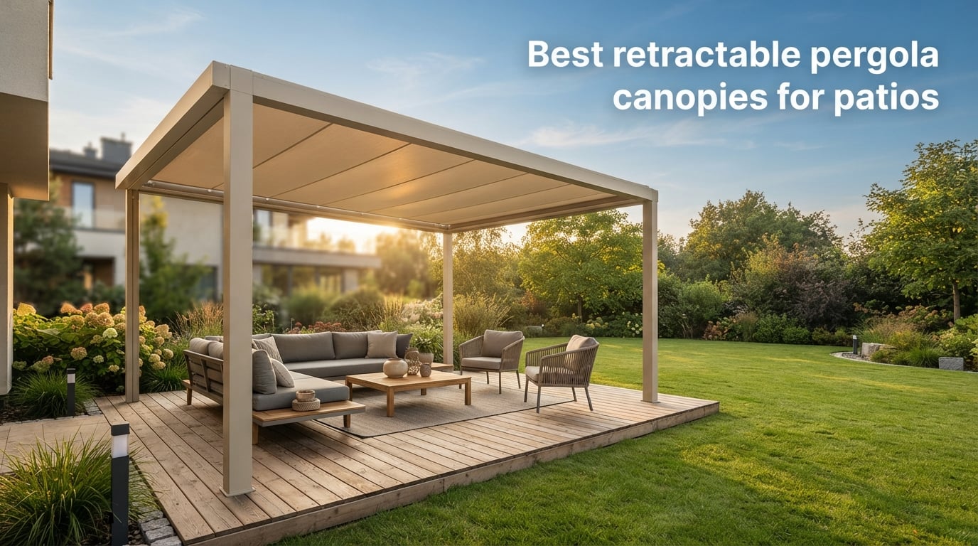 Best retractable pergola canopies for patios