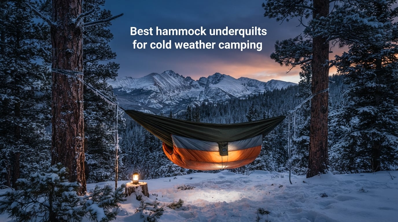 Best hammock underquilts for cold weather camping