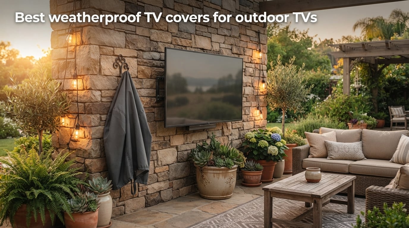 Best weatherproof TV covers for outdoor TVs