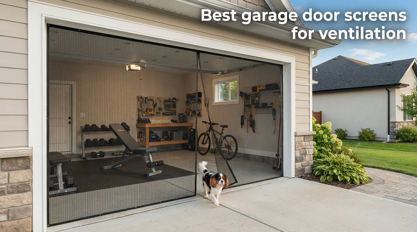 Best garage door screens for ventilation