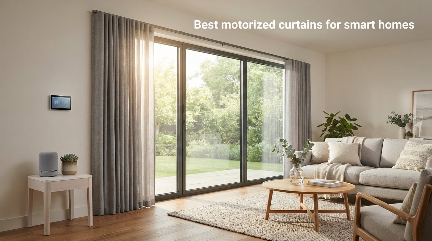 Best motorized curtains for smart homes