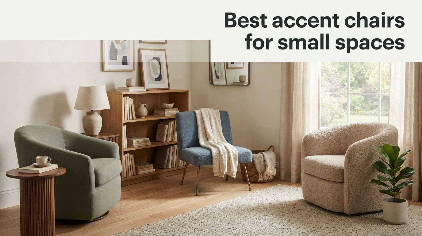 Best accent chairs for small spaces