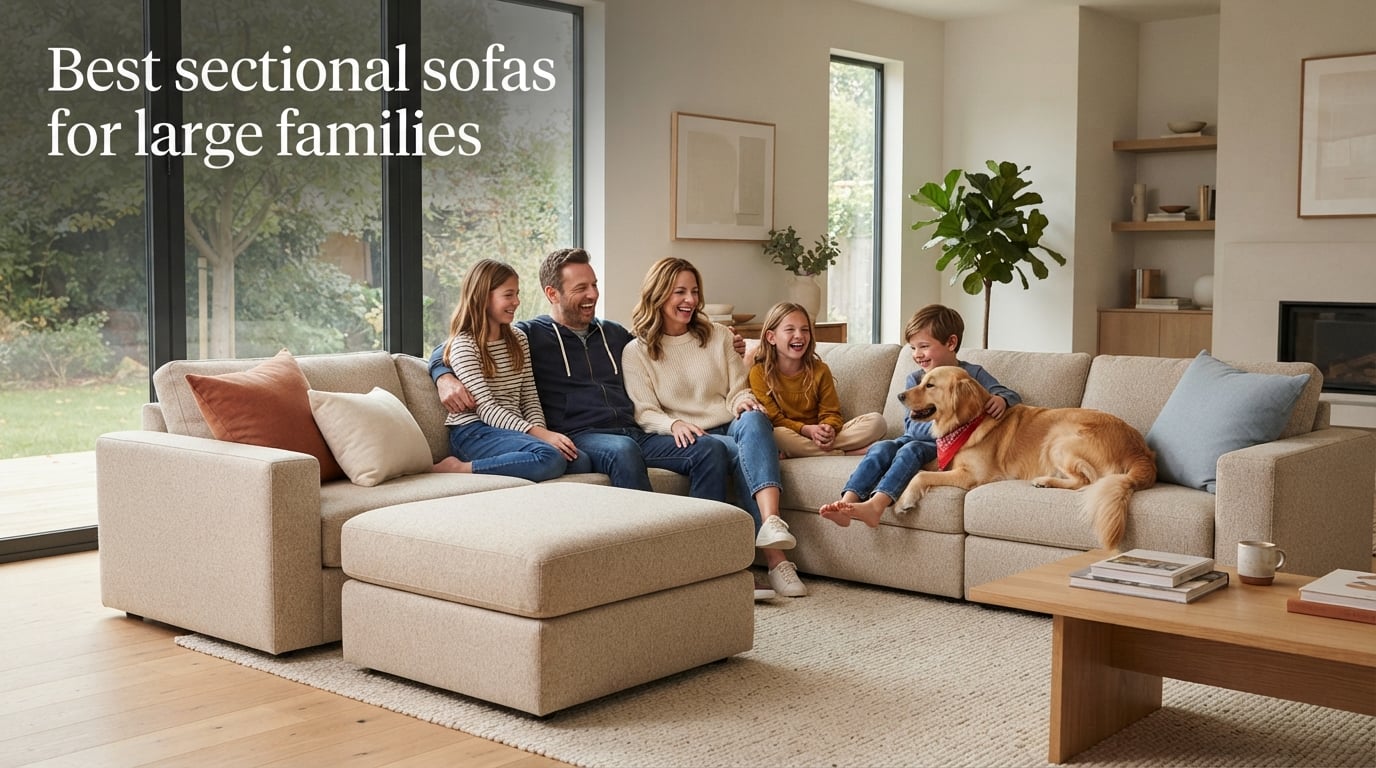 Best sectional sofas for large families
