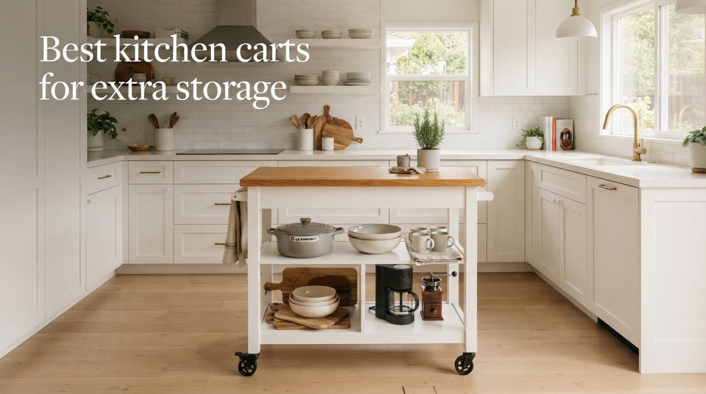 Best kitchen carts for extra storage