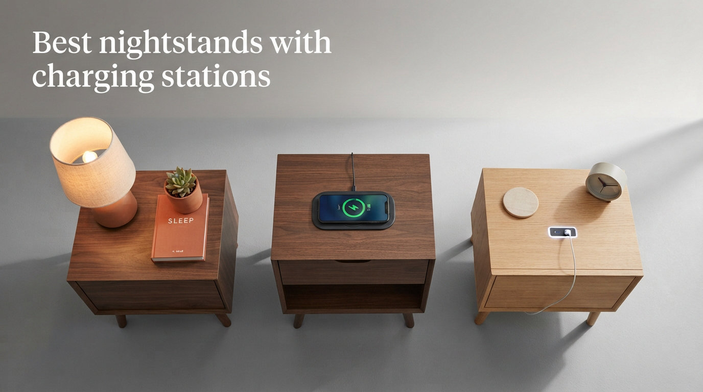Best nightstands with charging stations