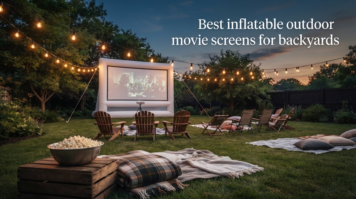 Best inflatable outdoor movie screens for backyards