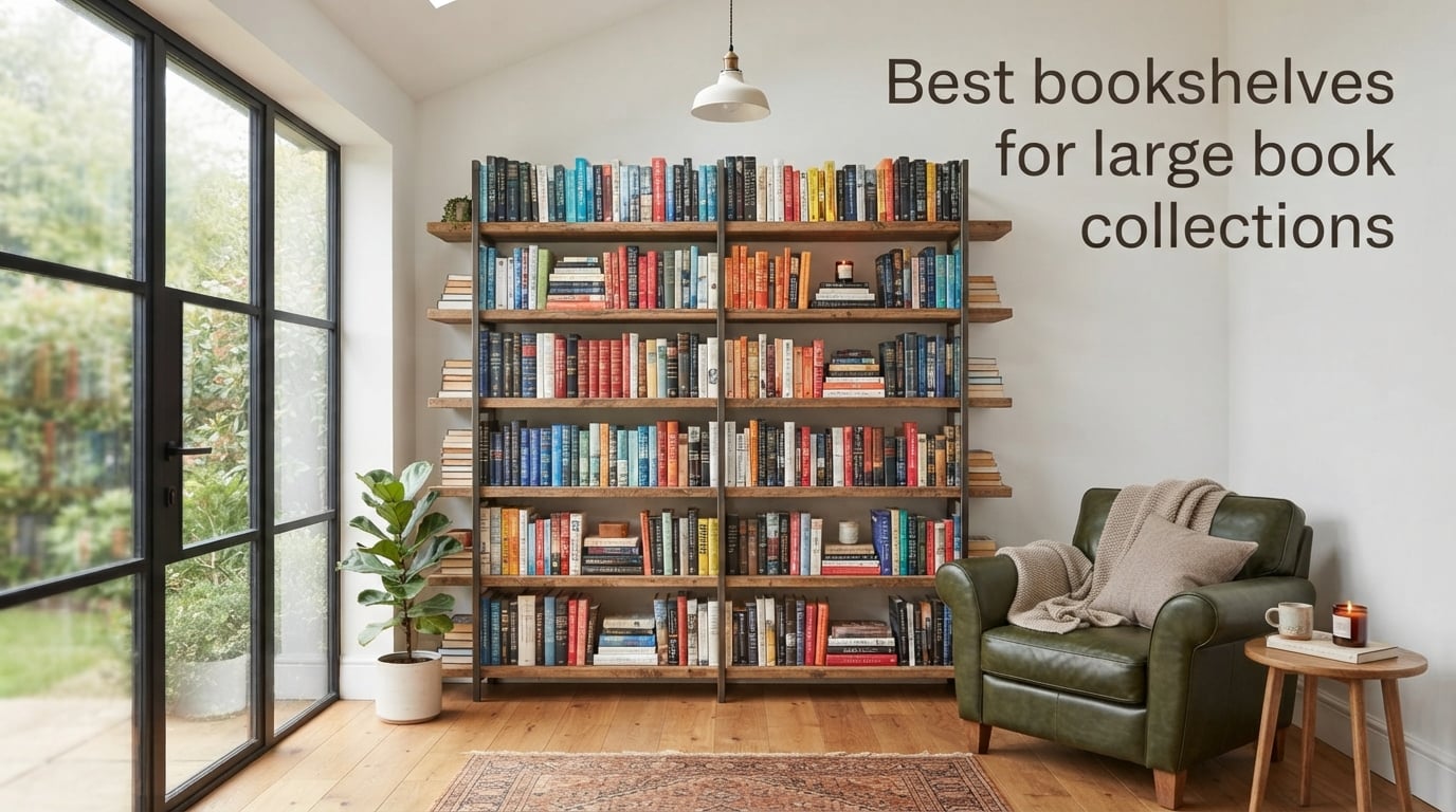 Best bookshelves for large book collections