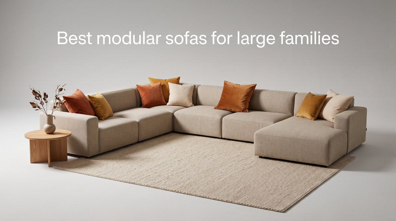 Best modular sofas for large families