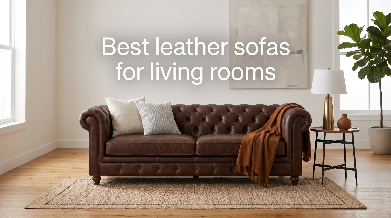 Best leather sofas for living rooms