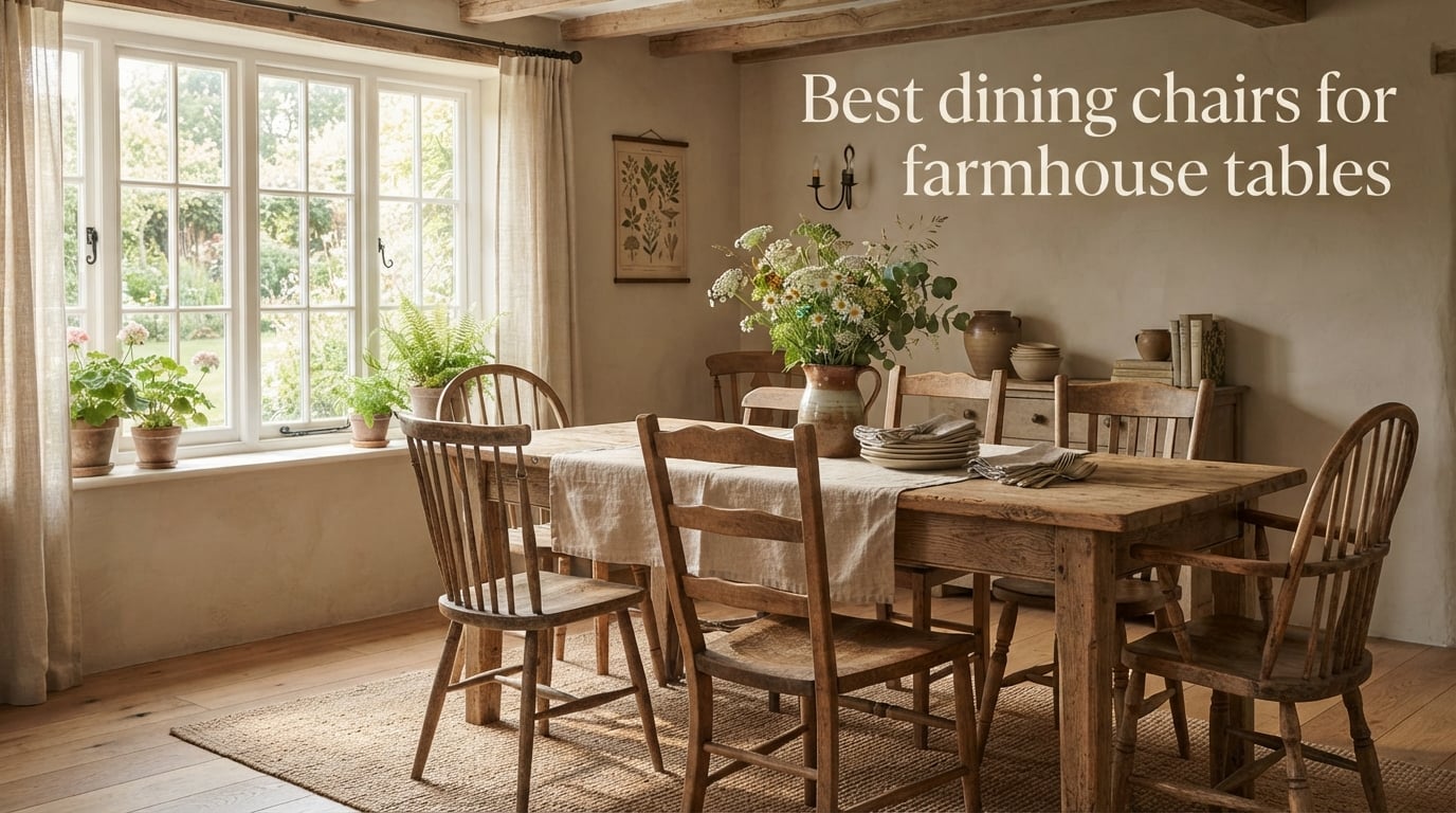 Best dining chairs for farmhouse tables