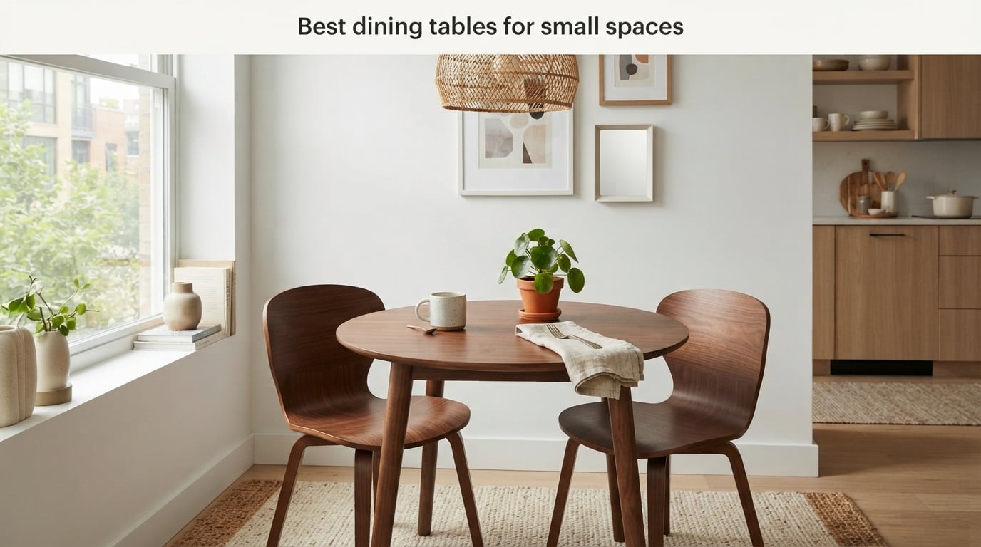 Best dining tables for small spaces