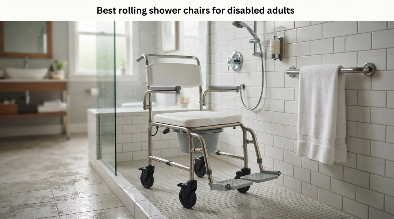 Best rolling shower chairs for disabled adults