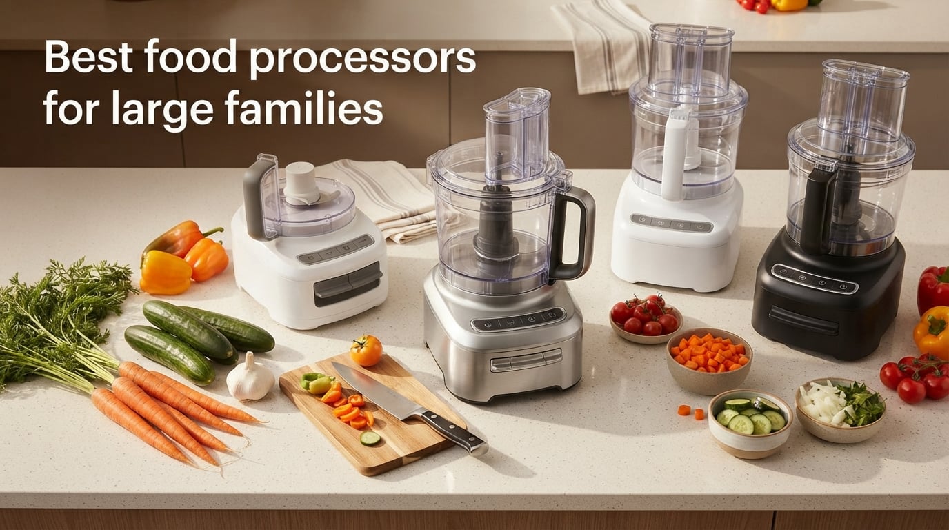 Best food processors for large families