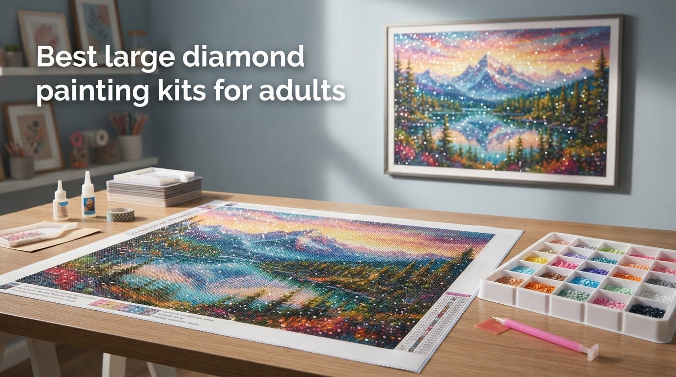 Best large diamond painting kits for adults