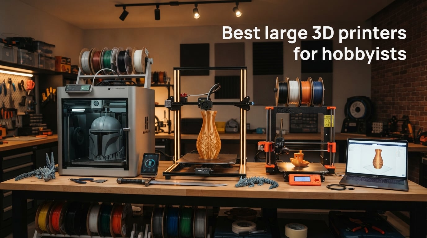 Best large 3D printers for hobbyists