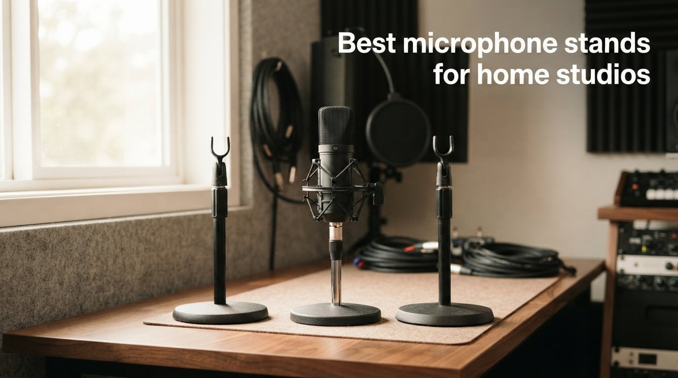 Best microphone stands for home studios