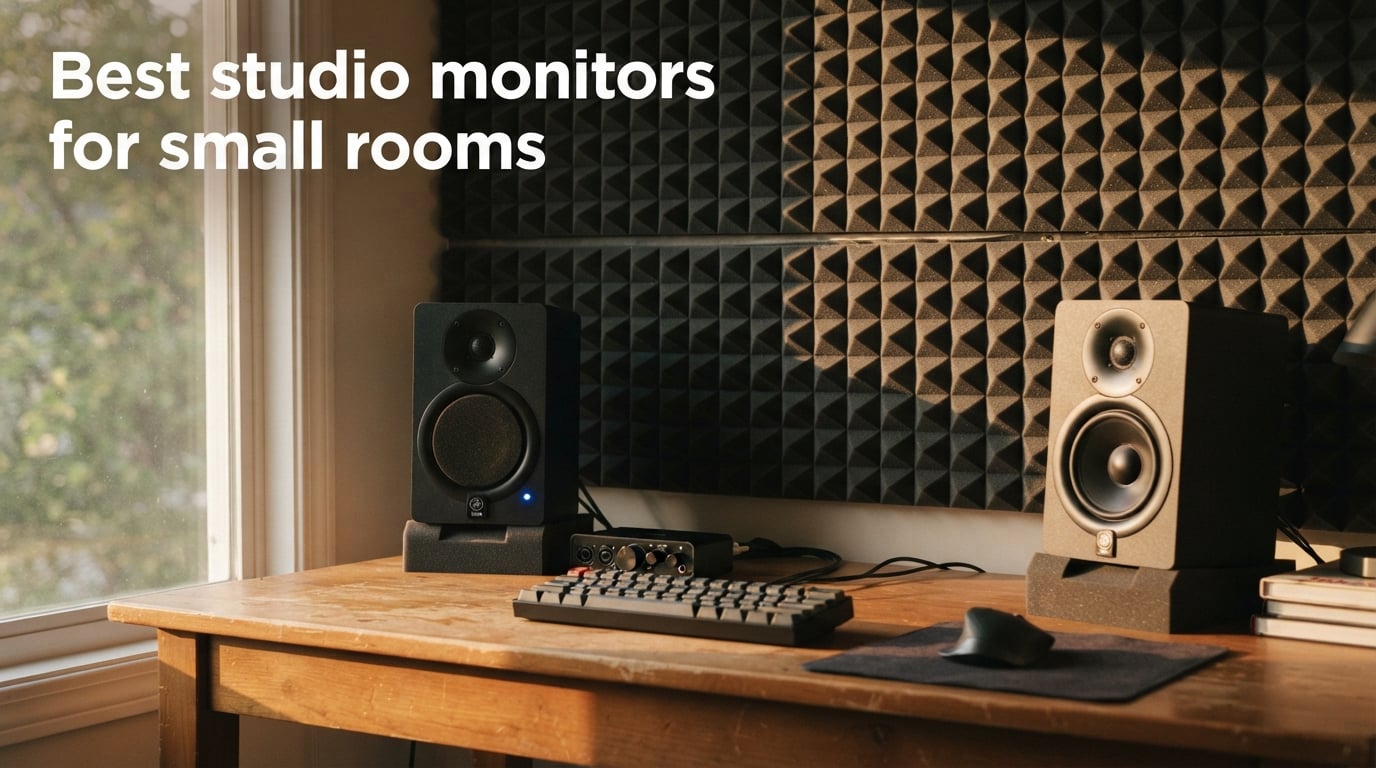 Best studio monitors for small rooms