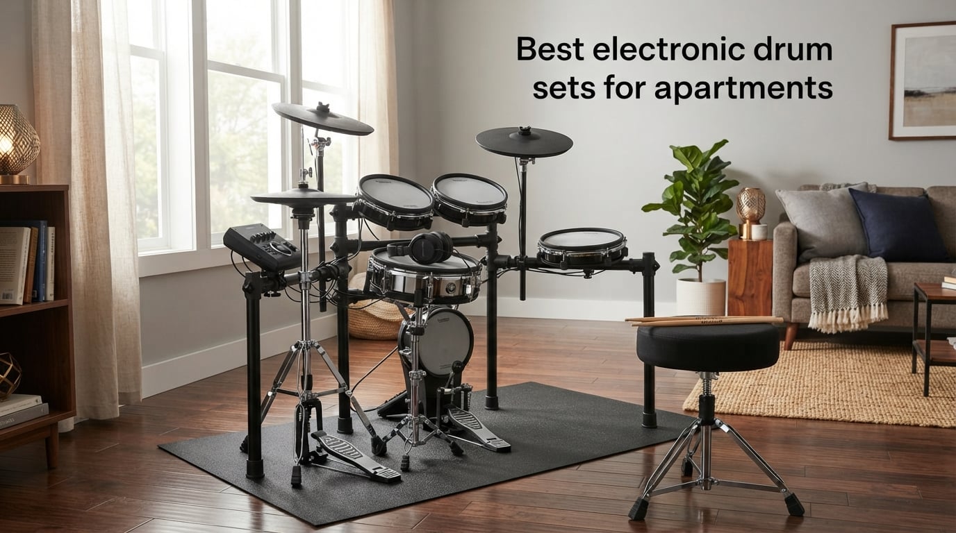 Best electronic drum sets for apartments