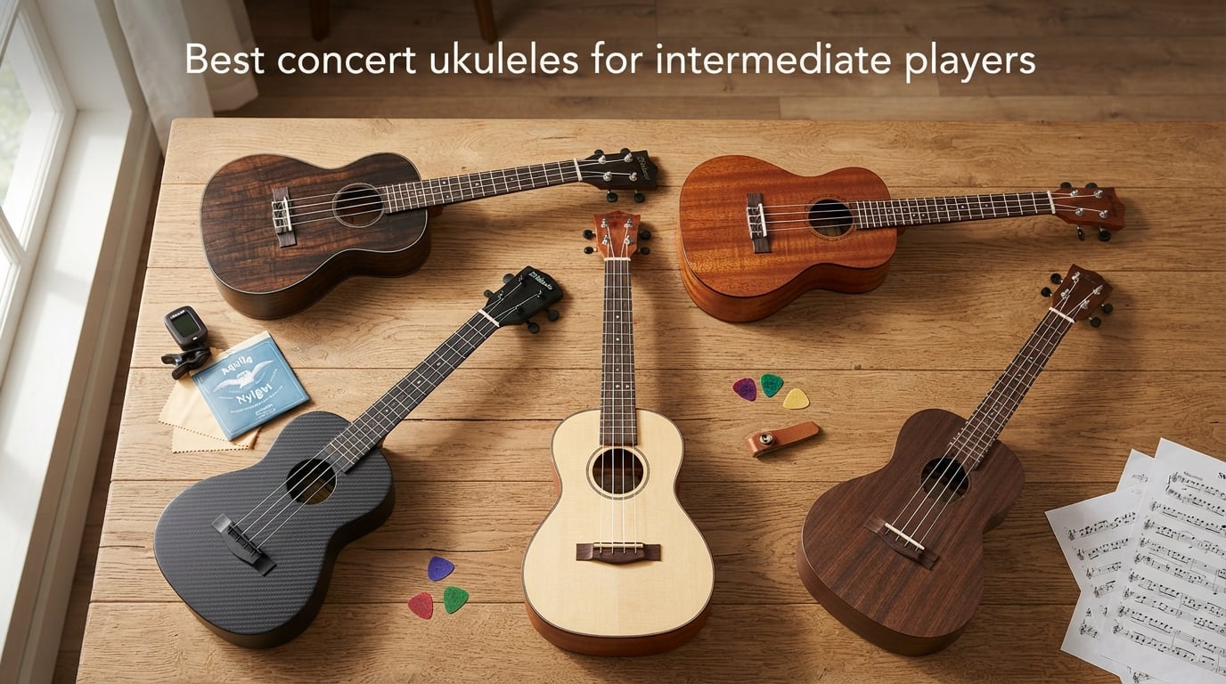 Best concert ukuleles for intermediate players