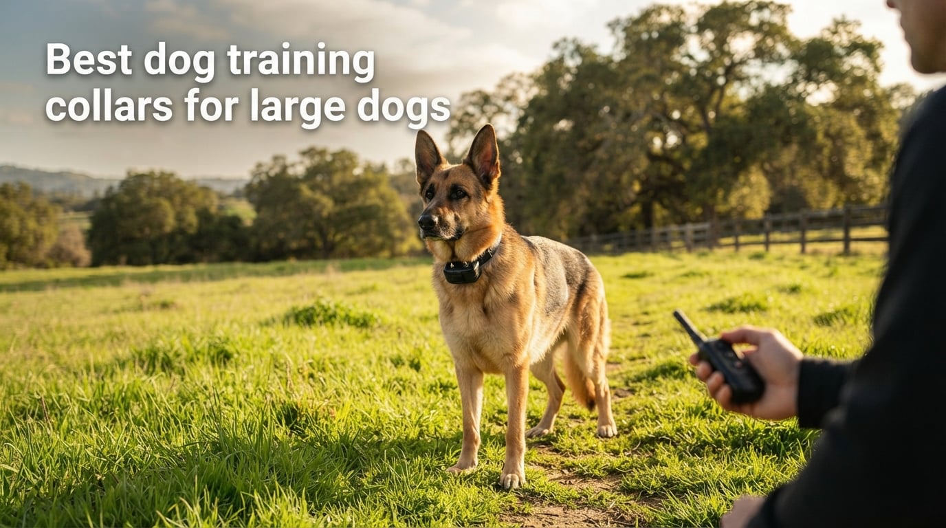 Best dog training collars for large dogs