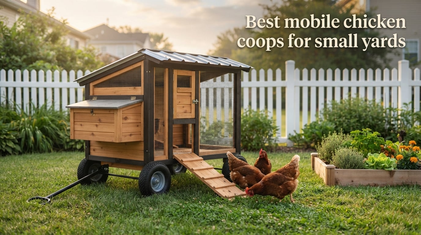 Best mobile chicken coops for small yards