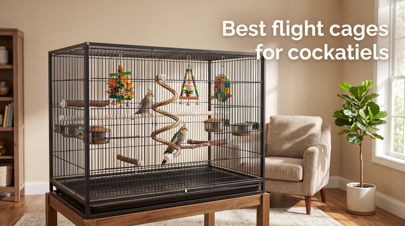 Best flight cages for cockatiels