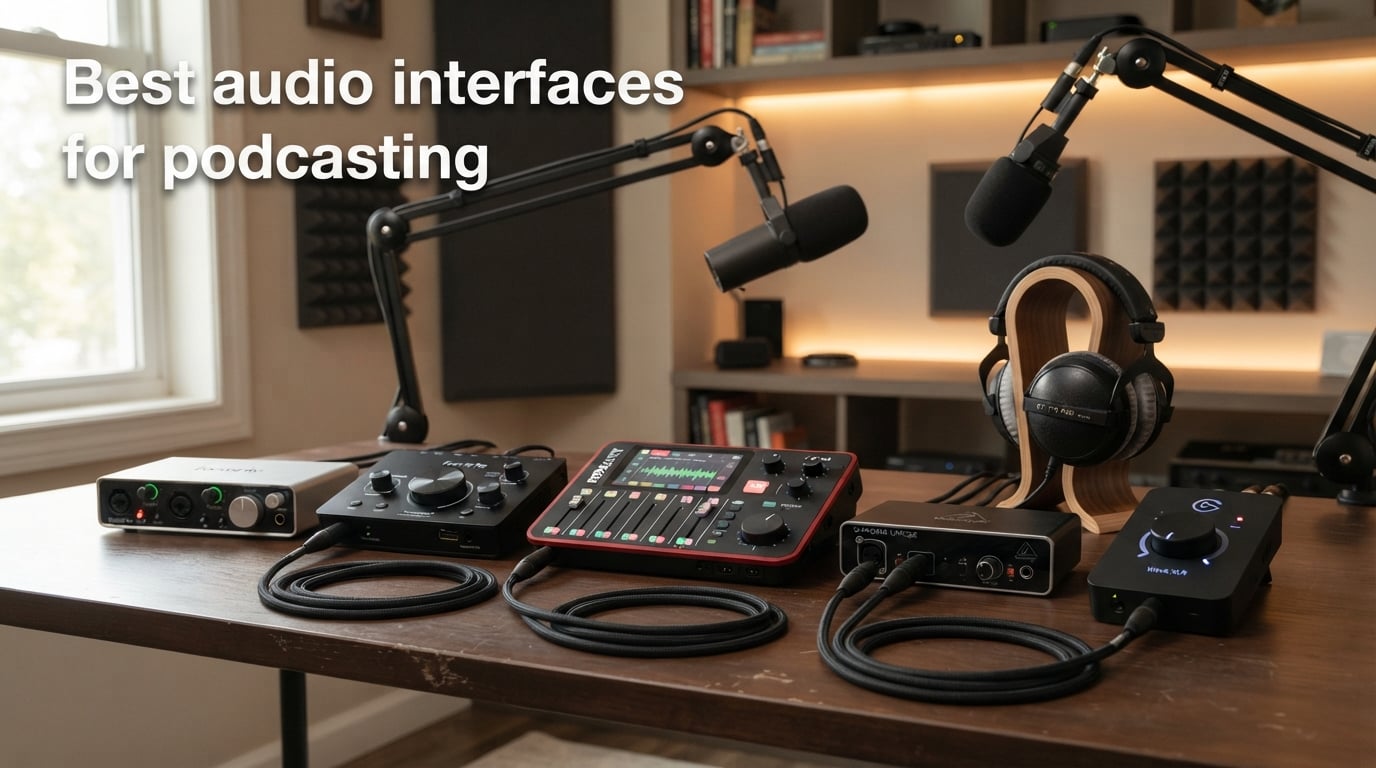 Best audio interfaces for podcasting