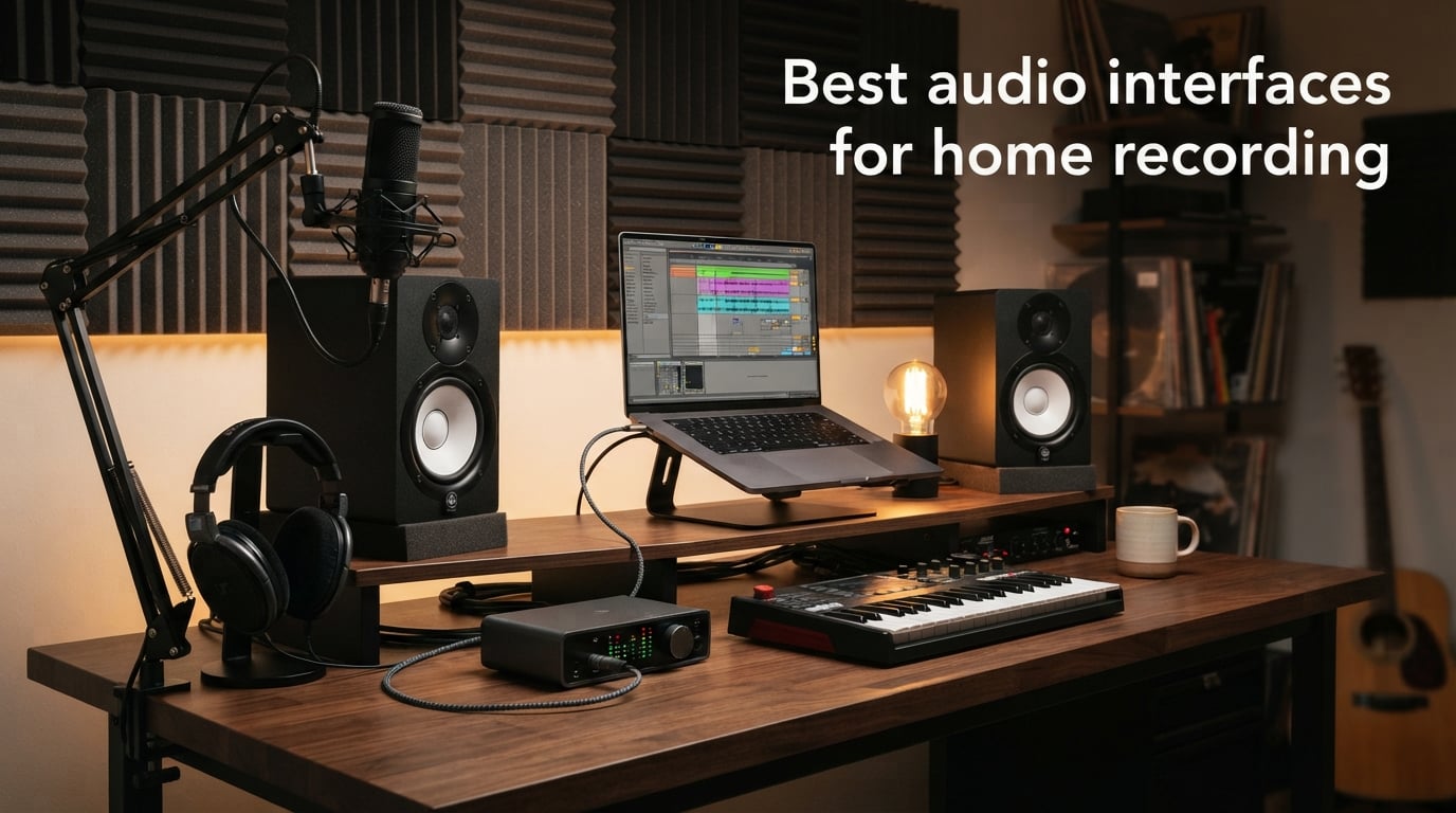 Best audio interfaces for home recording