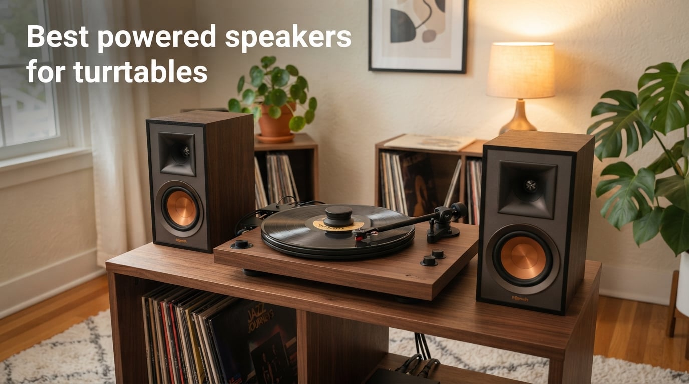 Best powered speakers for turntables