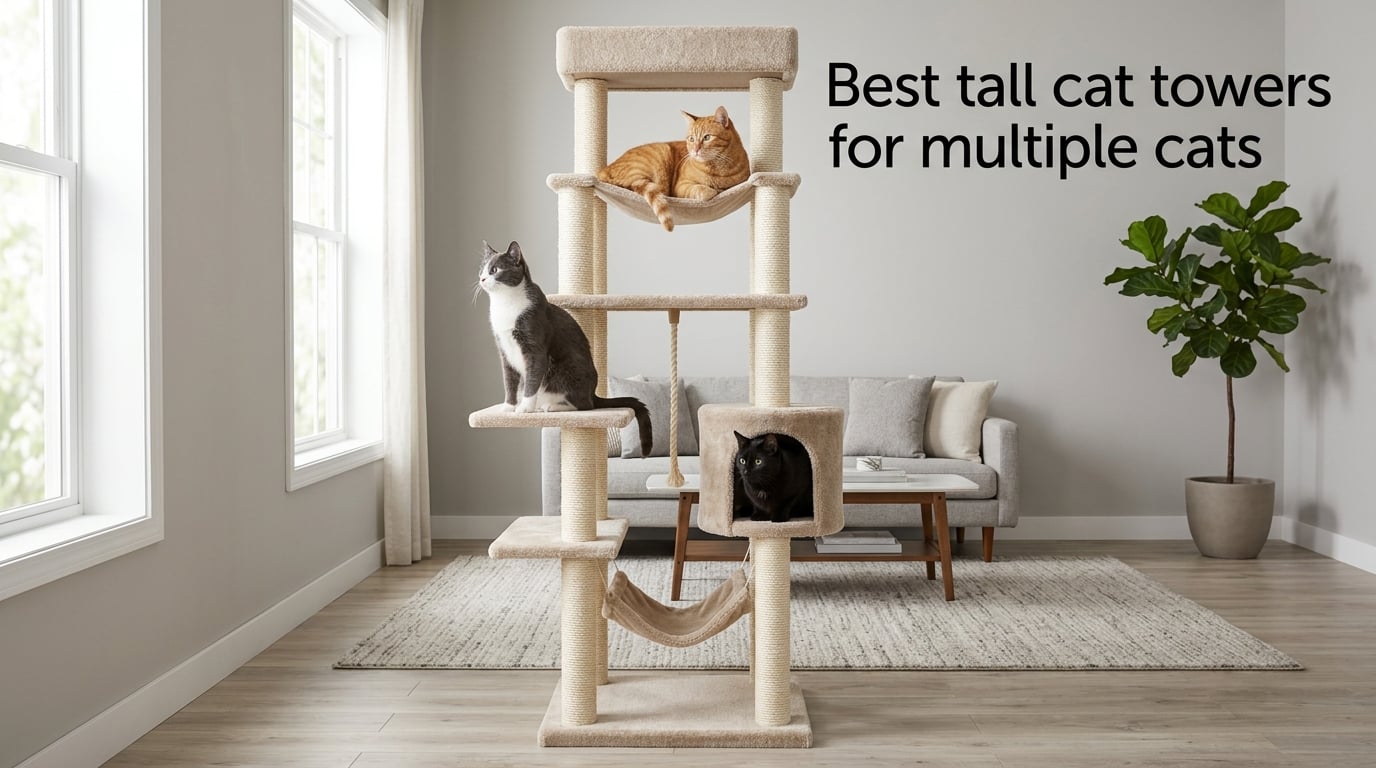 Best tall cat towers for multiple cats