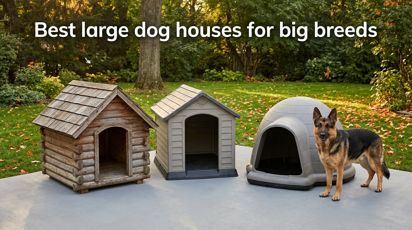 Best large dog houses for big breeds