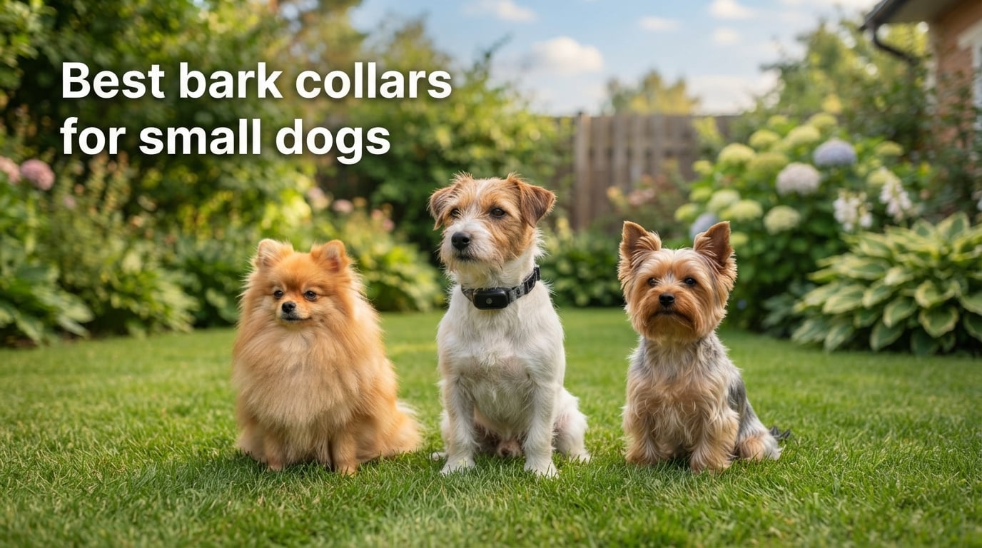 Best bark collars for small dogs