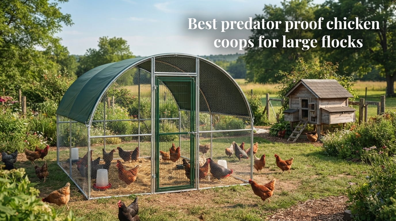 Best predator proof chicken coops for large flocks