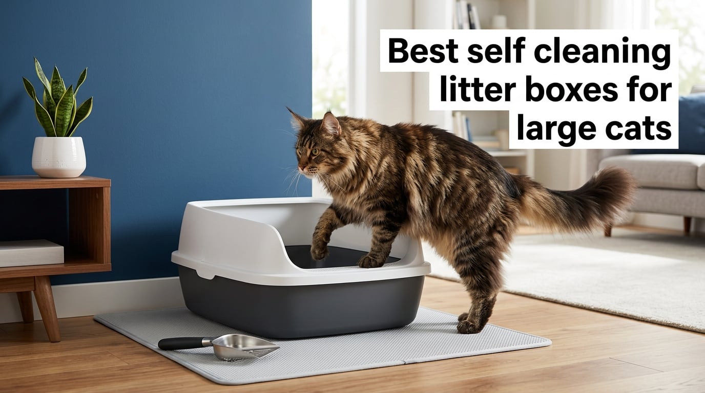 Best self cleaning litter boxes for large cats