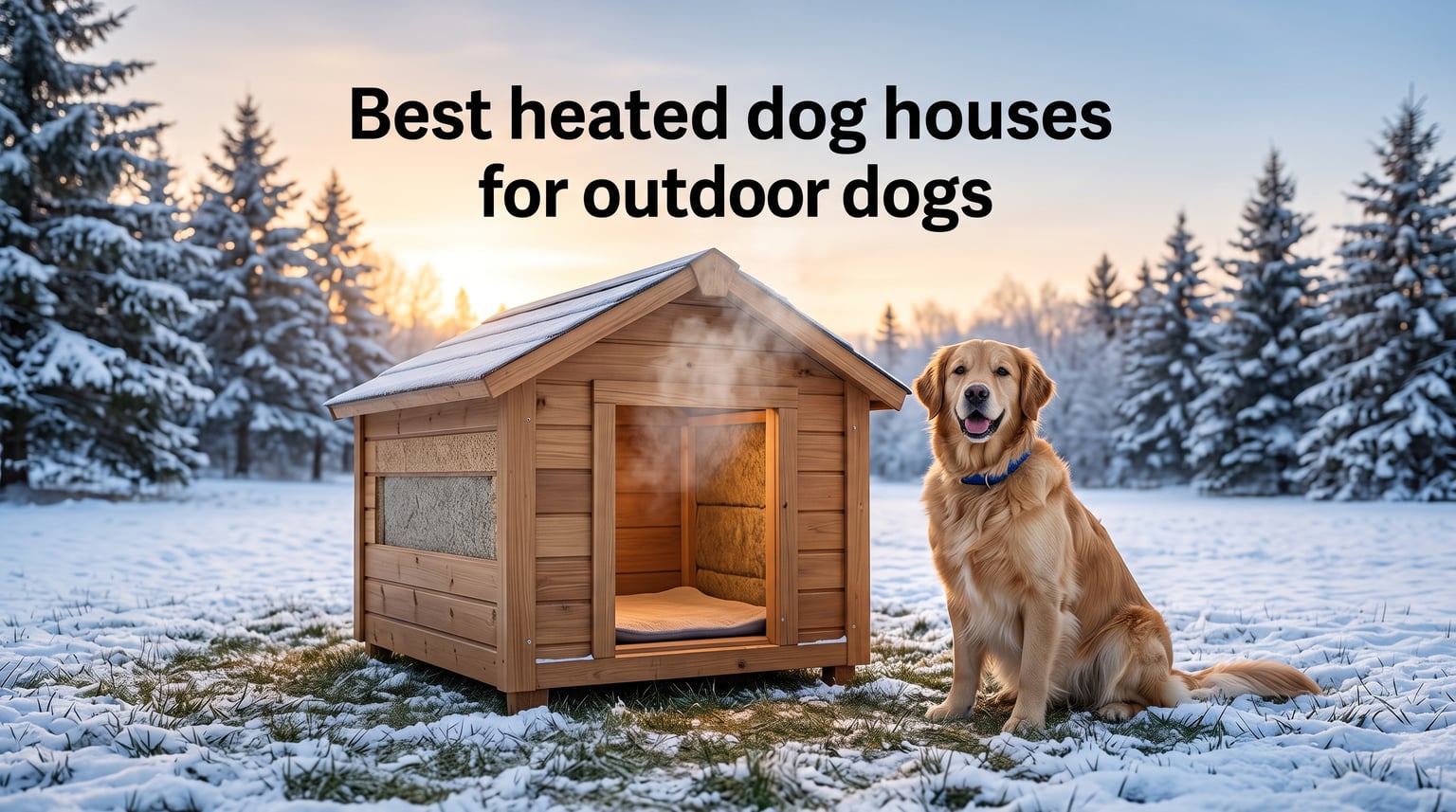 Best heated dog houses for outdoor dogs
