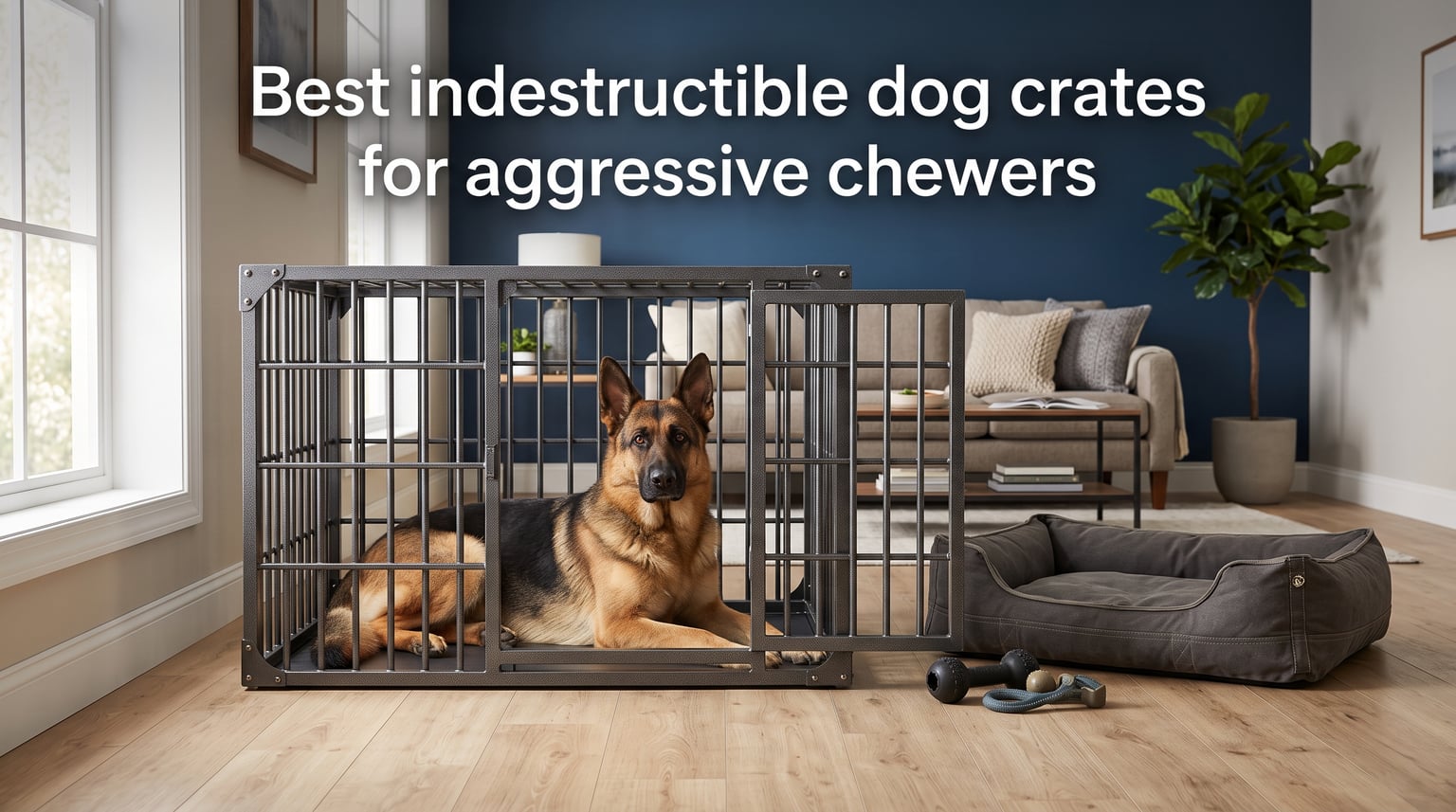 Best indestructible dog crates for aggressive chewers