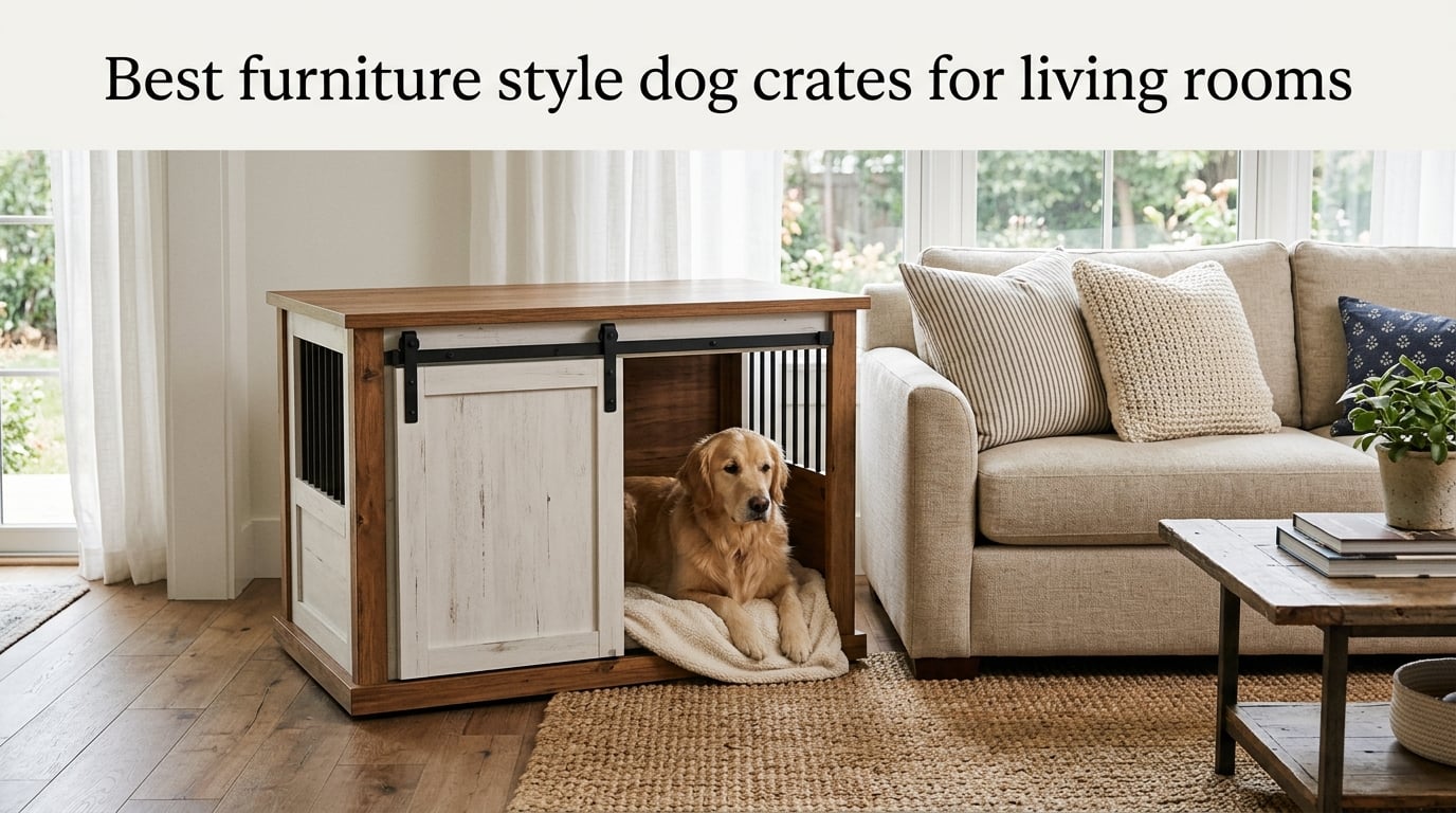 Best furniture style dog crates for living rooms