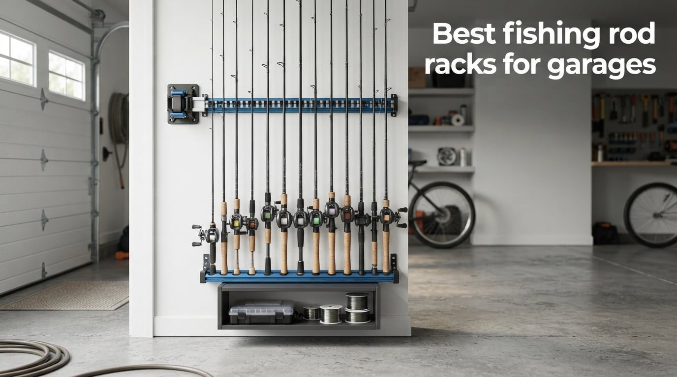 Best fishing rod racks for garages