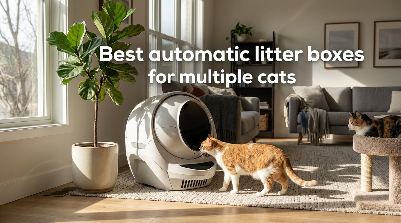 Best automatic litter boxes for multiple cats