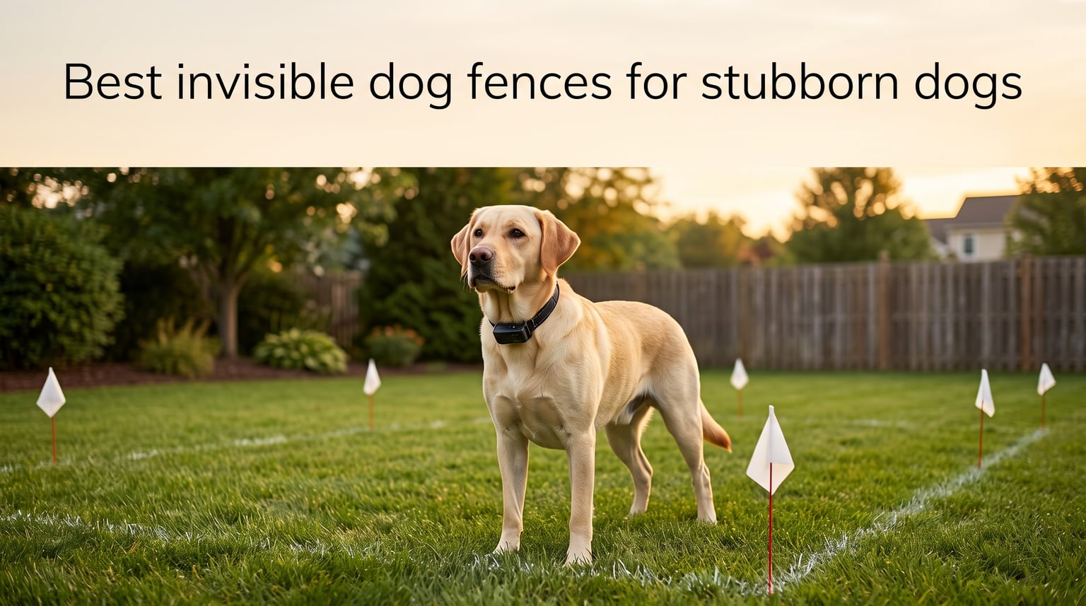 Best invisible dog fences for stubborn dogs