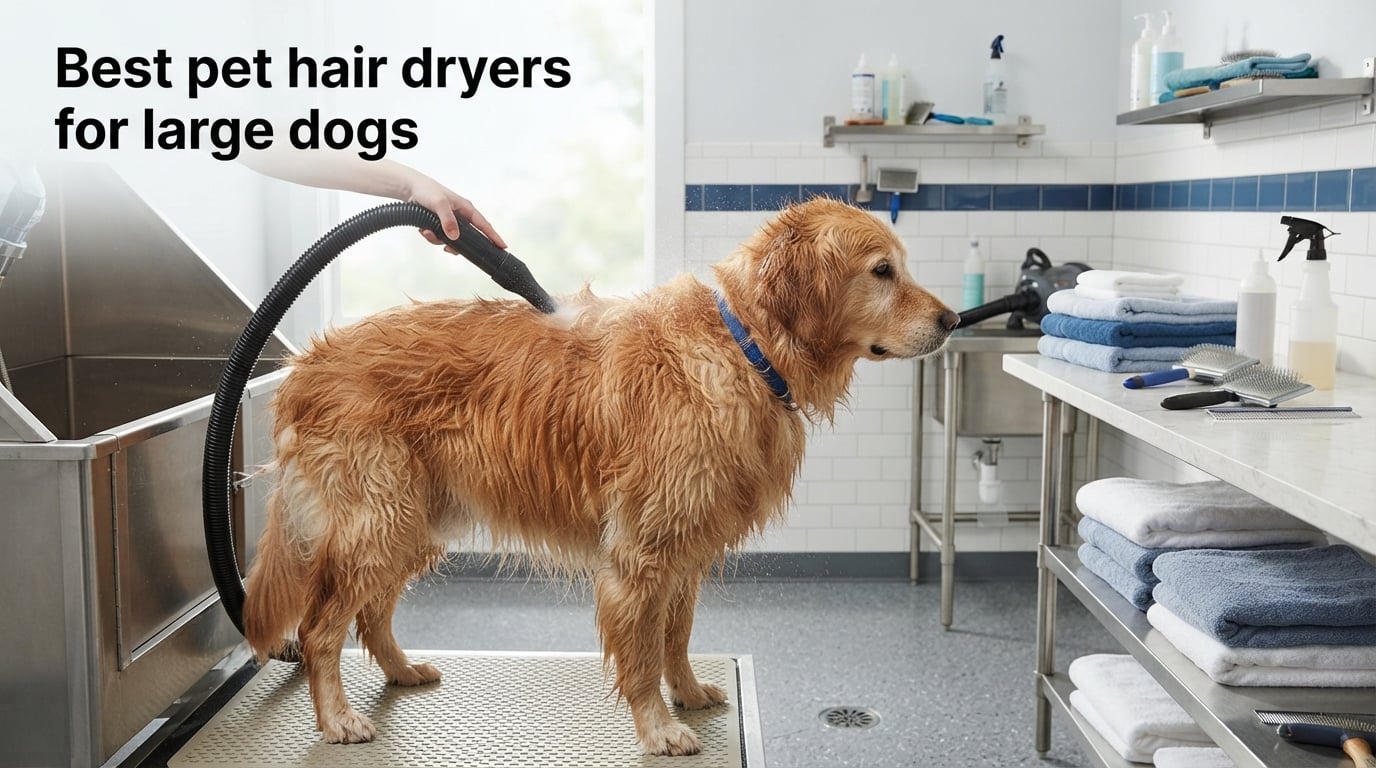Best pet hair dryers for large dogs