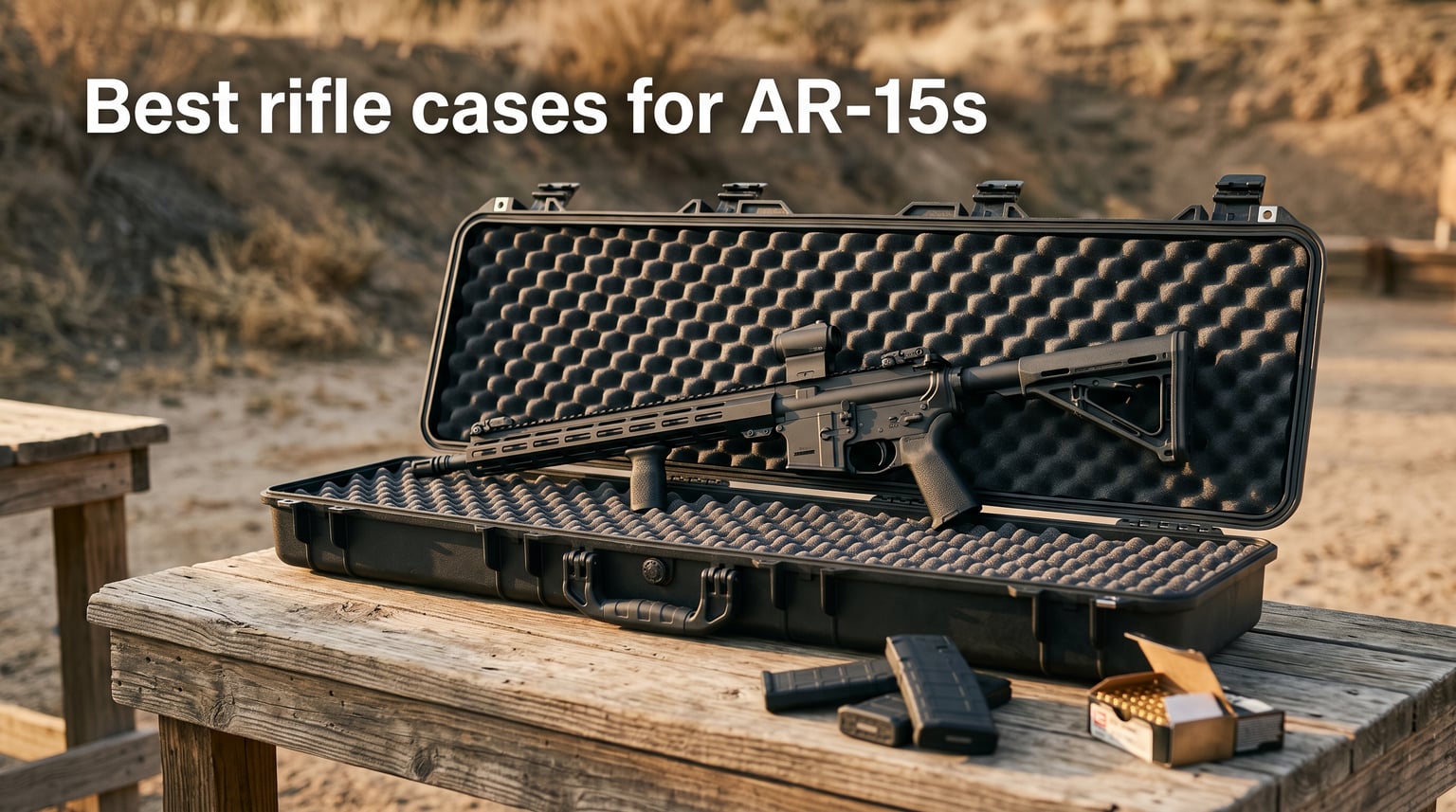 Best rifle cases for AR-15s