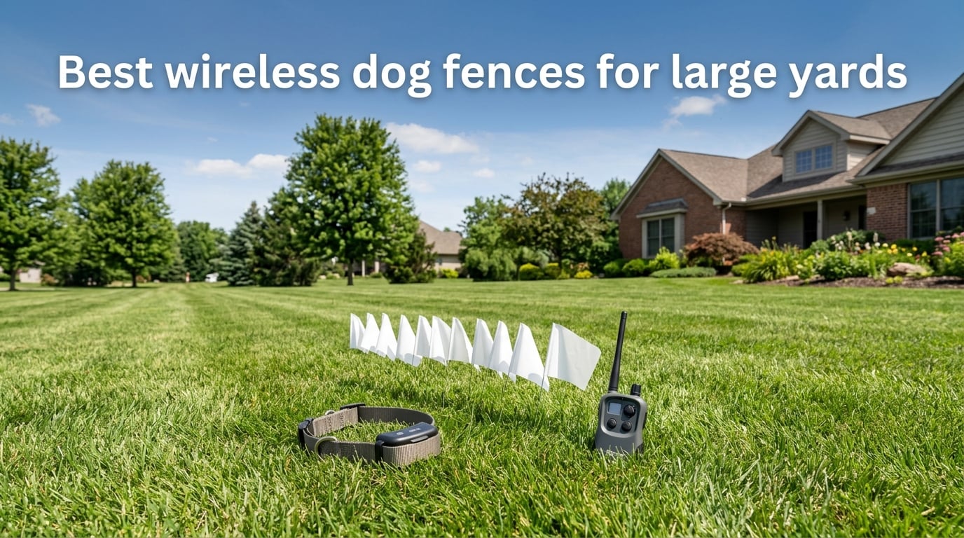 Best wireless dog fences for large yards