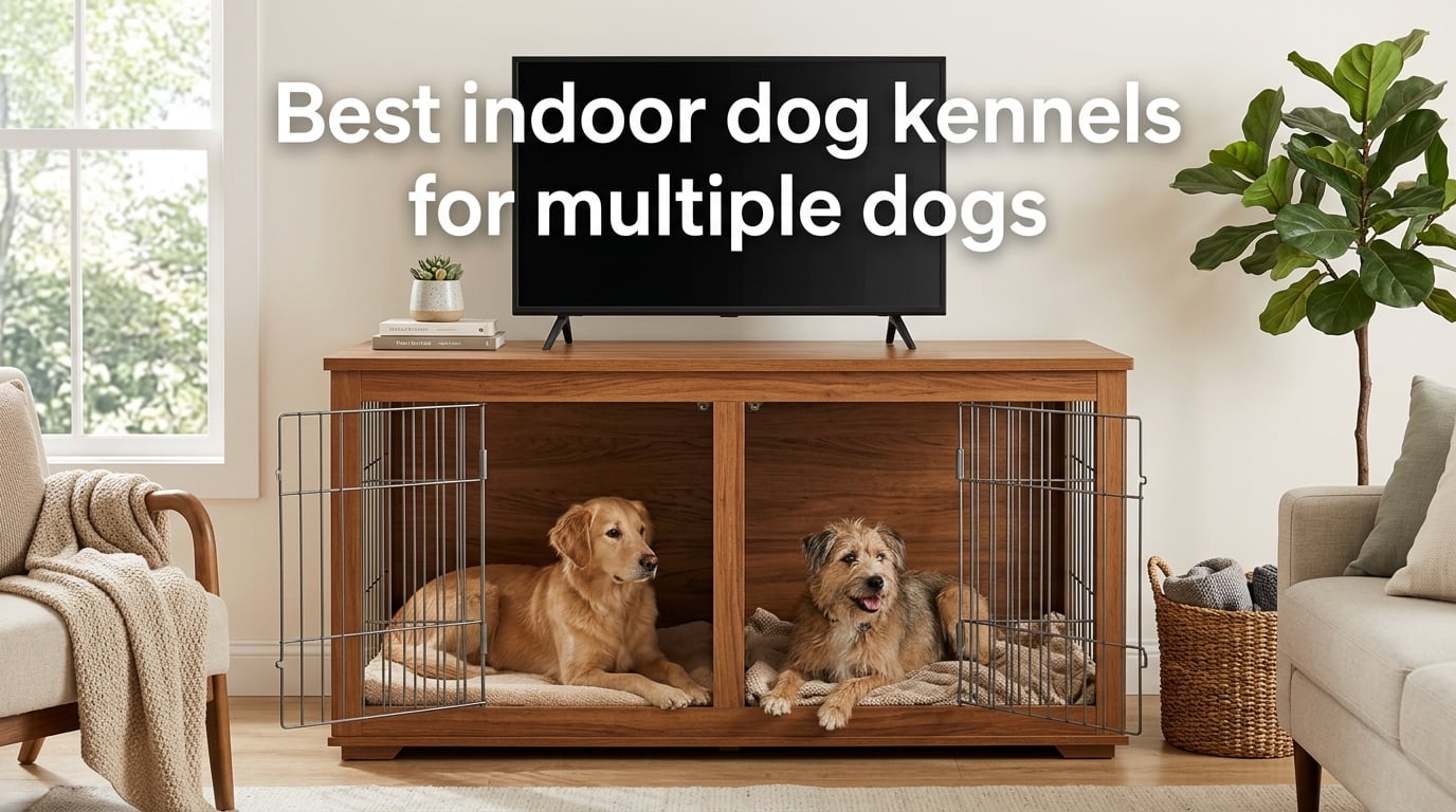 Best indoor dog kennels for multiple dogs