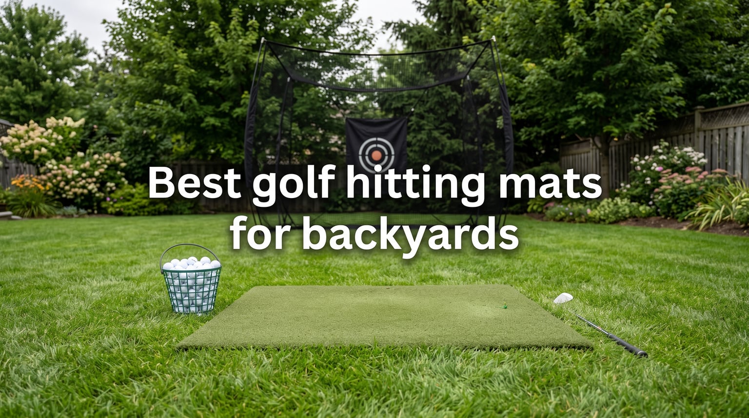 Best golf hitting mats for backyards