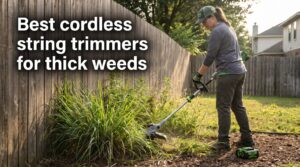 Best cordless string trimmers for thick weeds